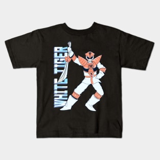 DBZ x MMPR Mashup: White Tiger Kids T-Shirt